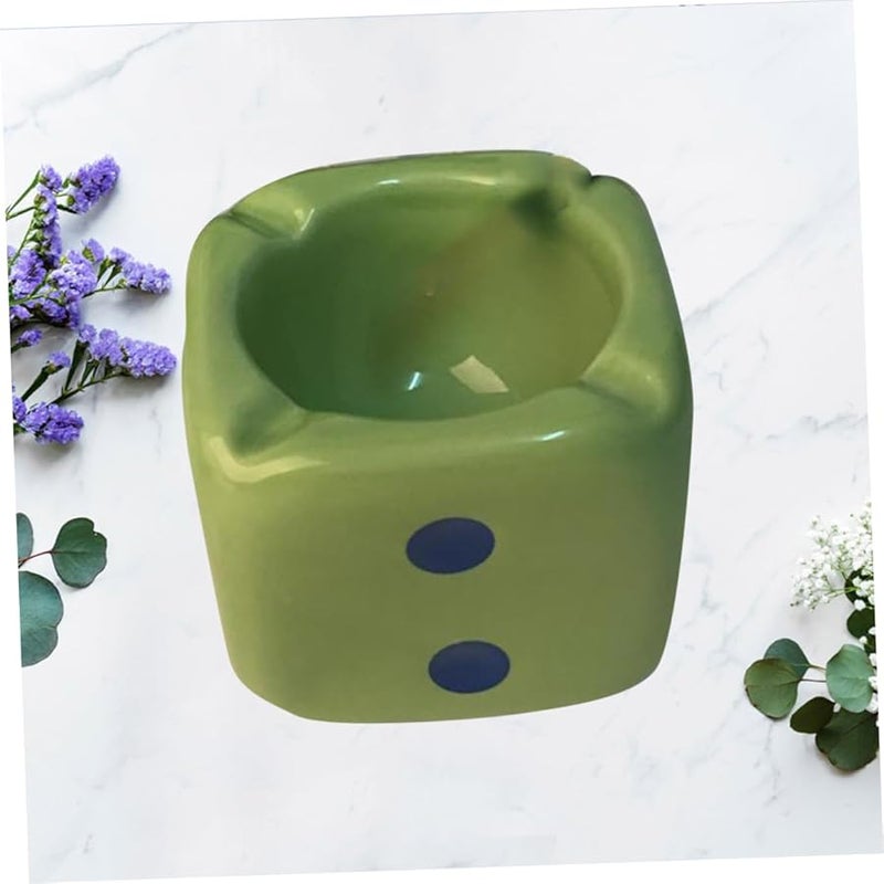 صينية رمي النرد السيراميكية، قطعة ديكور مكتبية فريدة لتزيين المنزل والمكتب - Image 2